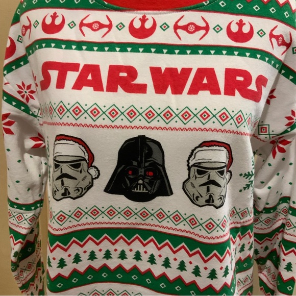 Star Wars Christmas Holiday crew neck Size small AWESOME! - Picture 2 of 6